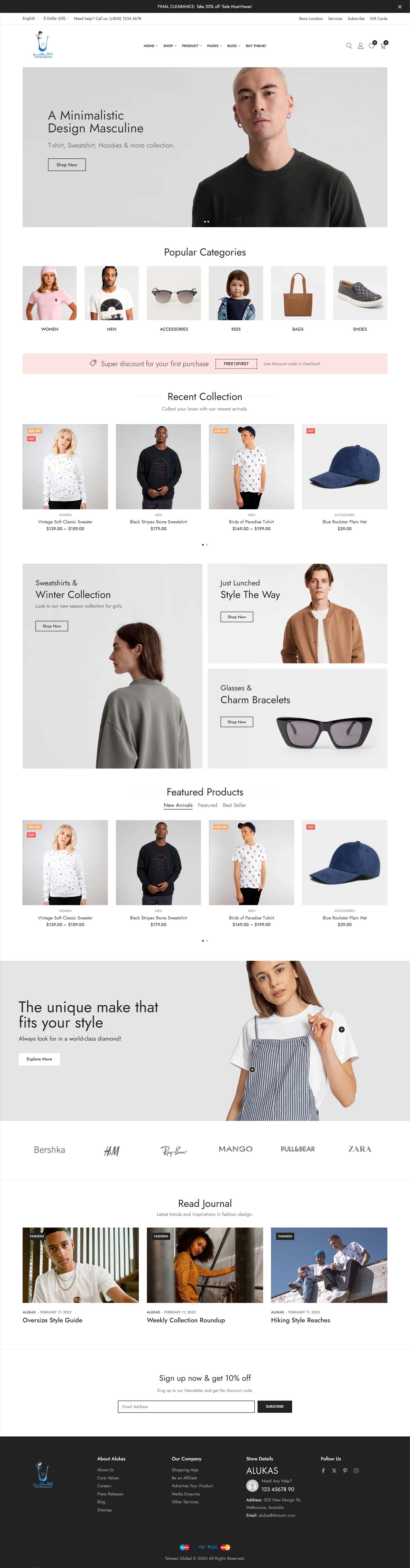 our shop template 5